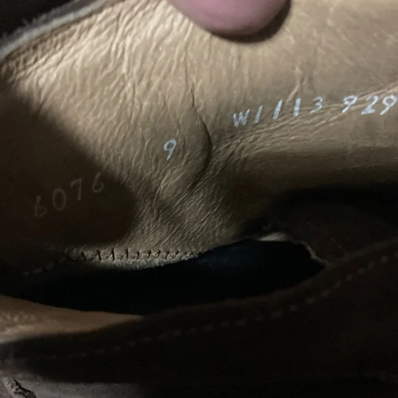 Men's Brown Boots 9E - Picture 5 of 5